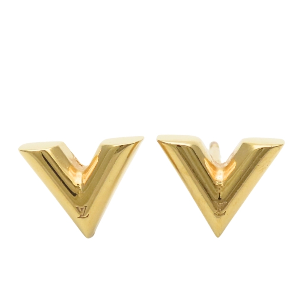 LOUIS VUITTON Gold Earrings - Picture 2 of 9